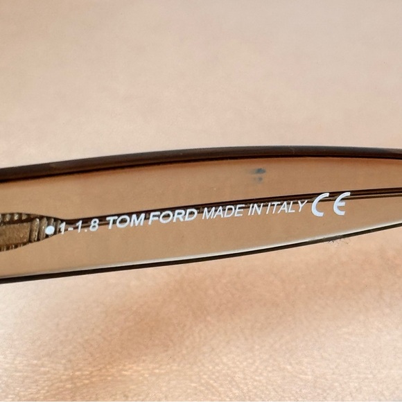 Tom Ford Womens Brown Clear Frame Glasses TF 5493 Acetate Frame Only - Picture 5 of 12